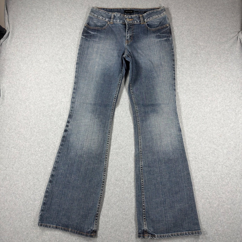 The Limited Sexy Cassidy Fit Jeans Women 6 Blue Denim Low Rise Flare Bootcut Y2K